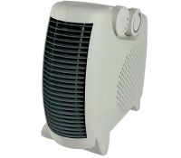 Напольный электрический тепловентилятор дуйка Domotec MS-5903 2000W, Переносной настольный обогреватель 2 в 1 с терморегулятором Домотек MS5903 Белый
