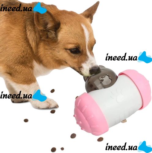 Интерактивная кормушка дозатор Pet Leakng Toy LY-732 для медленного питания собак и кошек, игрушка диспенсер AND с отверстием для корма для животных