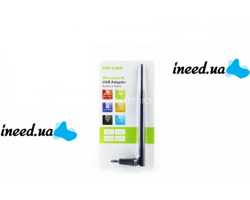 USB Wifi Adapter with Antenna for PC Computer Pix-Link 5db 150M 802.11n