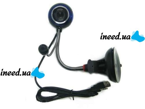 USB веб камера с микрофоном Livecam STX-08 Web Cam на присоске для ПК Компьютера