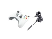 Проводной USB Джойстик для ПК USB-360 White под видом Xbox 360 вибро Белый