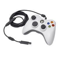 Проводной USB Джойстик для ПК USB-360 White под видом Xbox 360 вибро Белый
