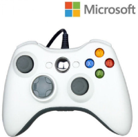 Проводной джойстик Microsoft Xbox 360 White Оригинал Белый
