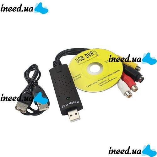 USB карта видеозахвата EasyCap адаптер оцифровка Easy Cap изи кап