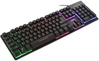 USB проводная компьютерная клавиатура UKC ZYG-800 с подсветкой