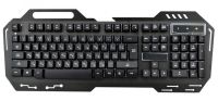 USB проводная компьютерная клавиатура Kronos KW-900 с подсветкой Black