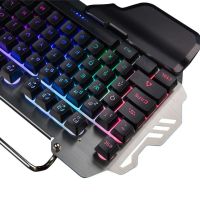 USB проводная компьютерная клавиатура Kronos KW-900 с подсветкой Black