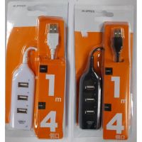 USB хаб Hi-Speed XD4 White на 4 порта, Универсальный разветвитель с 4 выходами концентратор переходник HUB 480 Мбит для компьютера от USB Белый