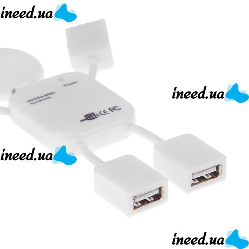 USB хаб Человечек Hi-Speed на 4 порта разветвитель