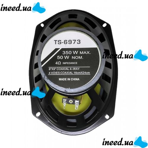 Автомобильная акустика Pioneer TS-6973E 350W автомобильные колонки 6"x9", 16x24 см