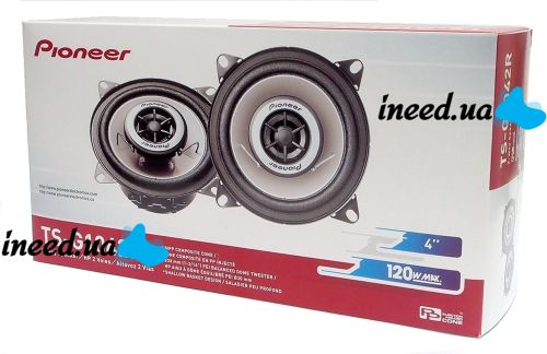Автомобильная акустика Pioneer TS-G1042R 120W автомобильные колонки 4", 10 см