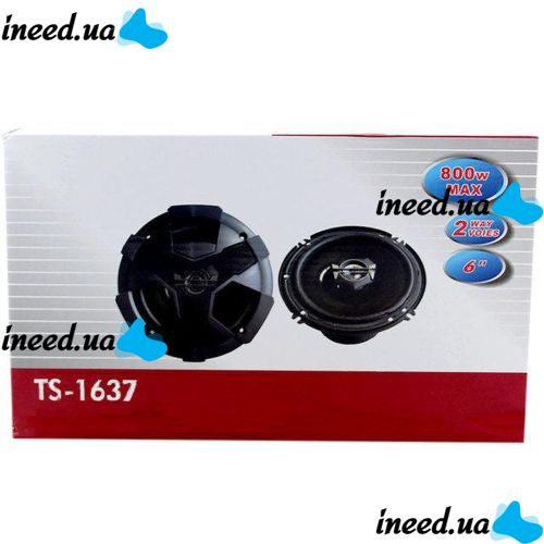 Автомобильная акустика Pioneer TS-1637 800W автомобильные колонки 6", 16 см