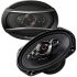Автомобільна акустика Pioneer TS-6996E 650W автомобільні колонки 6 "x9" , 16x24 см