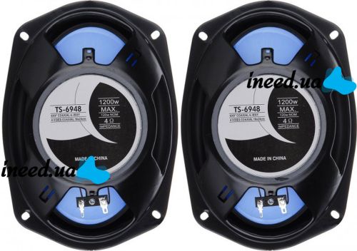 Автомобильная акустика Pioneer TS-6948 1200W автомобильные колонки 6"x9", 16x24 см