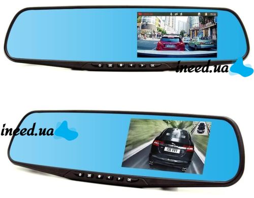 Автомобильный видеорегистратор Vihicle blackbox DVR 138E 4.3" зеркало заднего вида с видеорегистратором