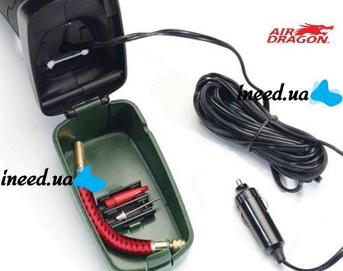 Автомобильный электрический компрессор Air Dragon 12V насос с Lcd дисплеем в форме шуруповерта
