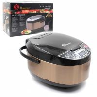 Мультиварка Domotec MS-7723 900W Gold Steel с фритюрницей на 5 литров 11 программ