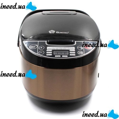 Мультиварка Domotec MS-7723 900W Gold Steel с фритюрницей на 5 литров 11 программ