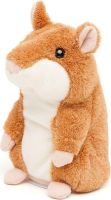 Interactive toy talking hamster Woody O'TIME WT0502 Brown, repeats the words brown