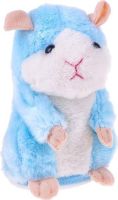 Interactive Toy Talking Hamster Woody O'TIME WT0502 Blue, repeats words, Hamster repeater Blue