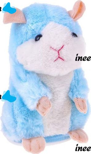 Interactive Toy Talking Hamster Woody O'TIME WT0502 Blue, repeats words, Hamster repeater Blue