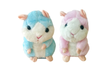 Interactive Toy Talking Hamster Woody O'TIME WT0502 Blue, repeats words, Hamster repeater Blue