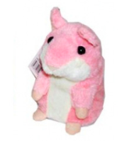 Interactive Toy Talking Hamster Woody O'time WT0502 Pink, repeats words, Hamster repeat pink