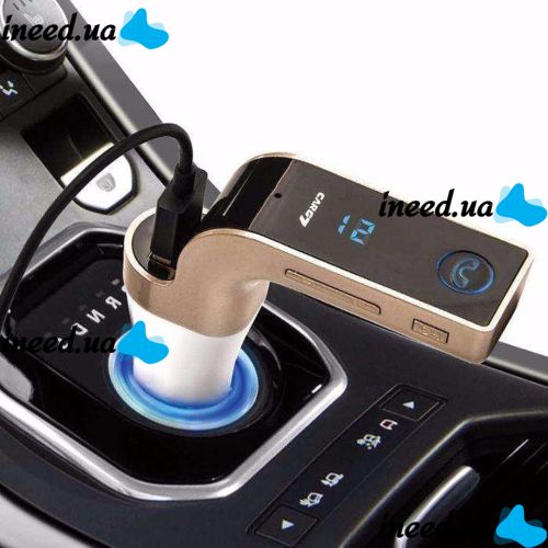 Автомобильный FM модулятор Protech Car G7 Black ФМ трансмиттер с Bluetooth