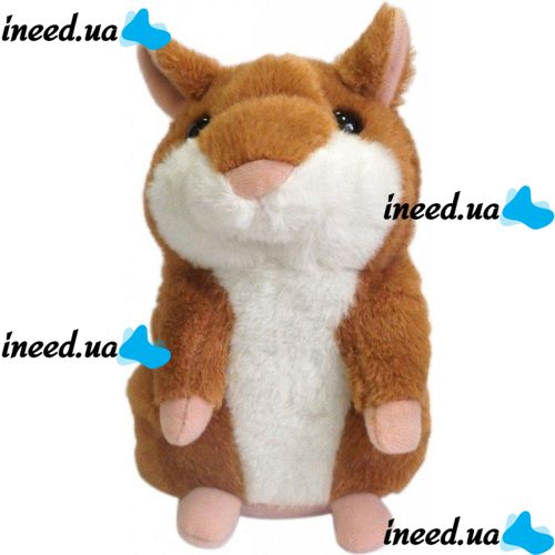 Interactive toy talking hamster Woody O'TIME WT0502 Dark Brown, repeats the words dark Brown
