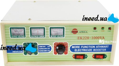 Автомобильный преобразователь напряжения Solar Africa SI-1000VA 1000W авто инвертор 12V-220V с зарядным