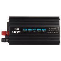 Автомобильный инвертор UKC SSK 1200W преобразователь напряжения, 12В 220В 1200Вт