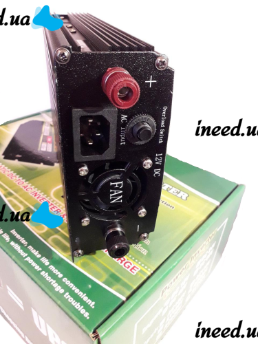 Автомобильный преобразователь напряжения Wimpex 12V-220V 3200W инвертор c зарядным от сети 220 8A