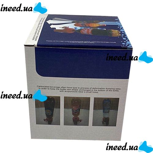 Mini Cooler for Plastic Bottle Fizz Saver, Soda Dispenser with Tap, Dispenser for Carbonated Drinks with Valve Red