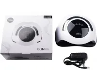 Профессиональная УФ лампа SUN Boost BQ-5T 120W для маникюра и педикюра 120W, Аппарат LED UV для полимеризации и сушки гель лака для ногтей Сан BQ5T Белая