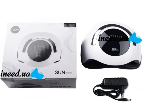 Профессиональная УФ лампа SUN Boost BQ-5T 120W для маникюра и педикюра 120W, Аппарат LED UV для полимеризации и сушки гель лака для ногтей Сан BQ5T Белая