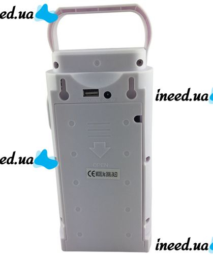 Emergency LED Lamp ALFARID Lantern (Almina) DL-2424 24 LED 6V 3Ah Rechargeable with Power Bank Function Emergency Portable Lamp 2606L