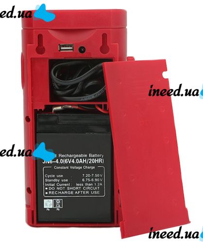 Emergency LED Lamp ALFARID Lantern (Almina) DL-2424 24 LED 6V 3Ah Rechargeable with Power Bank Function Emergency Portable Lamp 2606L