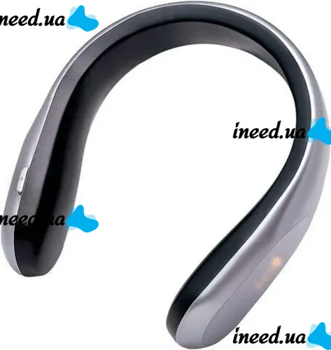 Беспроводной обогреватель на шею Handy Heater Freedom MAG-634 с 4 режимами нагрева от USB, Переносной аккумуляторный мини обогреватель для шеи Серый