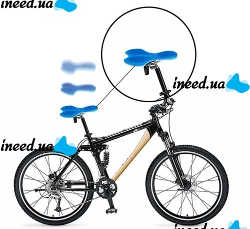 Велосипедная гелевая накладка чехол на сидения Egg Bicycle Cushion, Велосипедная мягкая противоударная подушка, Накладка для велосипедного сиденья