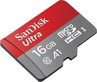 Карта памяти microSD SanDisk Ultra 16GB class 10 c переходником SDHC адаптер SDXC