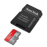 Карта памяти microSD SanDisk Ultra 16GB class 10 c переходником SDHC адаптер SDXC