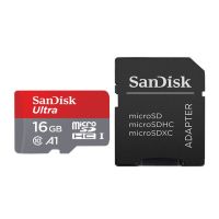 Карта памяти microSD SanDisk Ultra 16GB class 10 c переходником SDHC адаптер SDXC