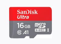 Карта памяти microSD SanDisk Ultra 16GB class 10 c переходником SDHC адаптер SDXC