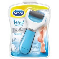 Электрическая роликовая пилка для ног и стоп Scholl Velvet Smoooth Express Pedi, Электрическая пемза для педикюра с роликом, Sholl, Шоль