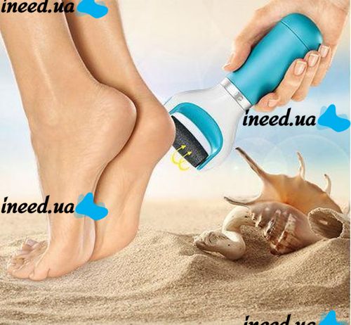 Электрическая роликовая пилка для ног и стоп Scholl Velvet Smoooth Express Pedi, Электрическая пемза для педикюра с роликом, Sholl, Шоль