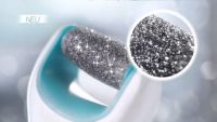 Электрическая роликовая пилка для ног и стоп Scholl Velvet Smoooth Express Pedi, Электрическая пемза для педикюра с роликом, Sholl, Шоль