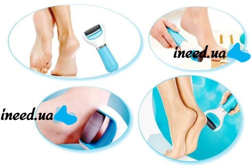 Электрическая роликовая пилка для ног и стоп Scholl Velvet Smoooth Express Pedi, Электрическая пемза для педикюра с роликом, Sholl, Шоль