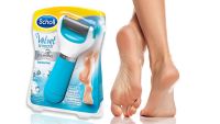 Электрическая роликовая пилка для ног и стоп Scholl Velvet Smoooth Express Pedi, Электрическая пемза для педикюра с роликом, Sholl, Шоль