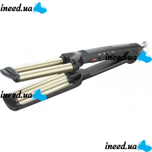 Профессиональная тройная плойка волна Babyliss Pro GBR Wave Envy DT-2021 для укладки волос с регулятором температуры Бебилис Стайлер