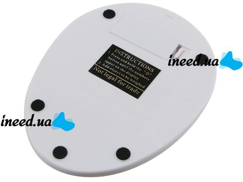 Электронные кухонные весы Domotec MS-126 с чашей до 7 кг ACS-126 / Matarix MX-407, Кулинарные весы Домотек для продуктов на батарейках Белые